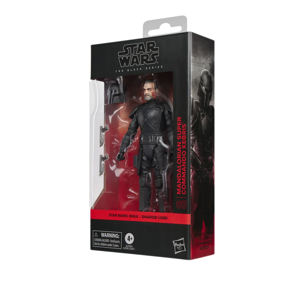 Star Wars The Black Series Mandalorian Super Commando Kebris Action Figure (15 cm) Image 1
