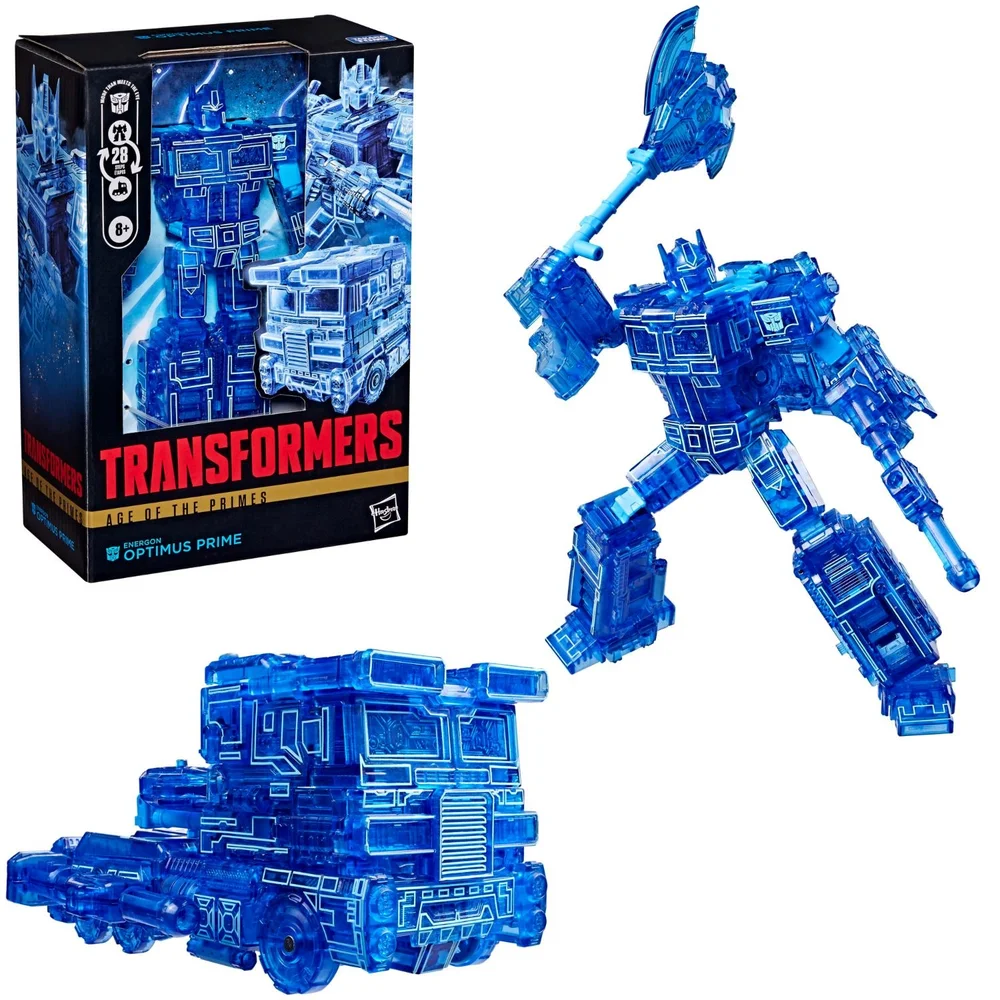 Transformers Age of the Primes Energon Optimus Prime, Voyager Class 17 cm Converting Action Figure, Robot Toys, 8+ Image 1