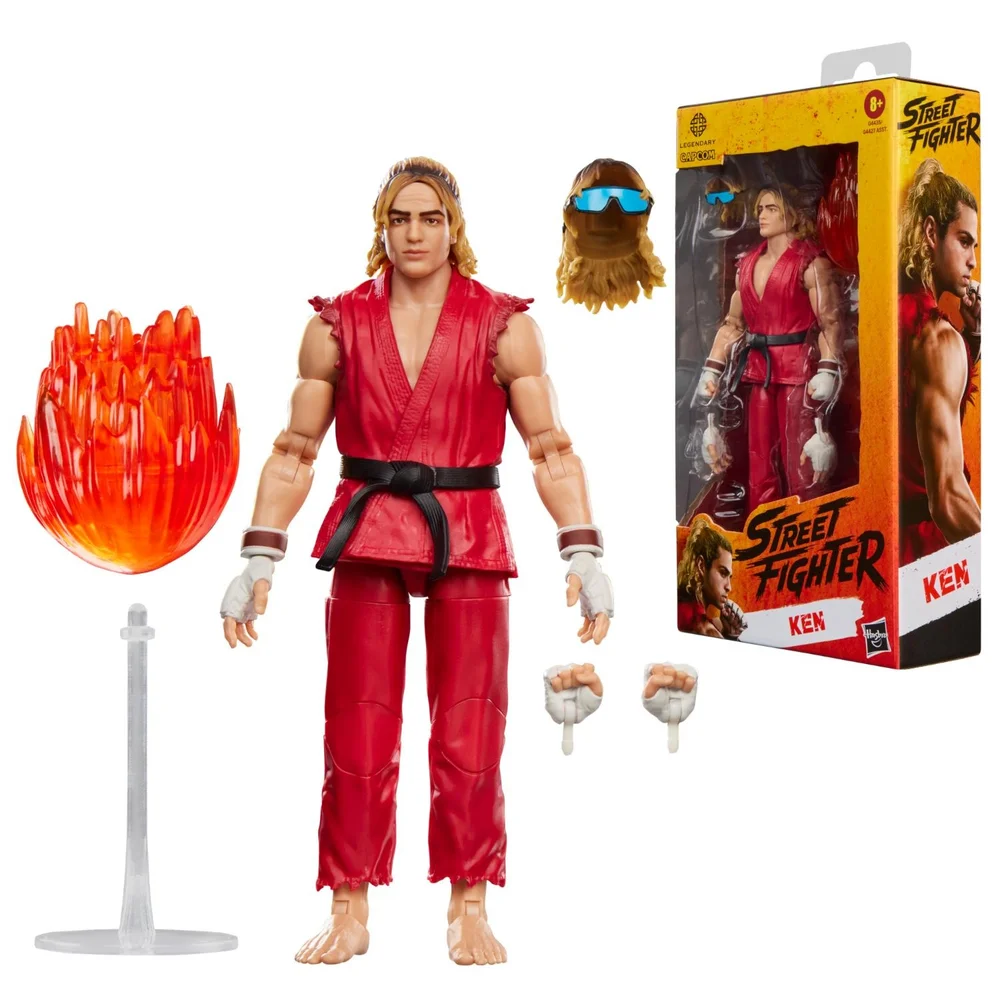 Street Fighter Ken Action Figure, 15 cm Scale Collectible Toys for Adults and Kids 8+ Image 1