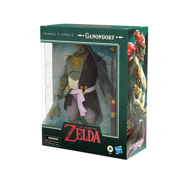 The Legend of Zelda Heroes of Hyrule Ganondorf: Tears of the Kingdom Deluxe Collectible 6 Inch Action Figure