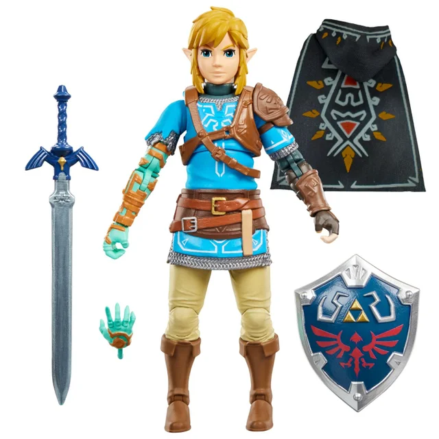The Legend of Zelda Heroes of Hyrule Link, The Legend of Zelda: Tears of the Kingdom Premium Collectible 6 Inch Action Figure