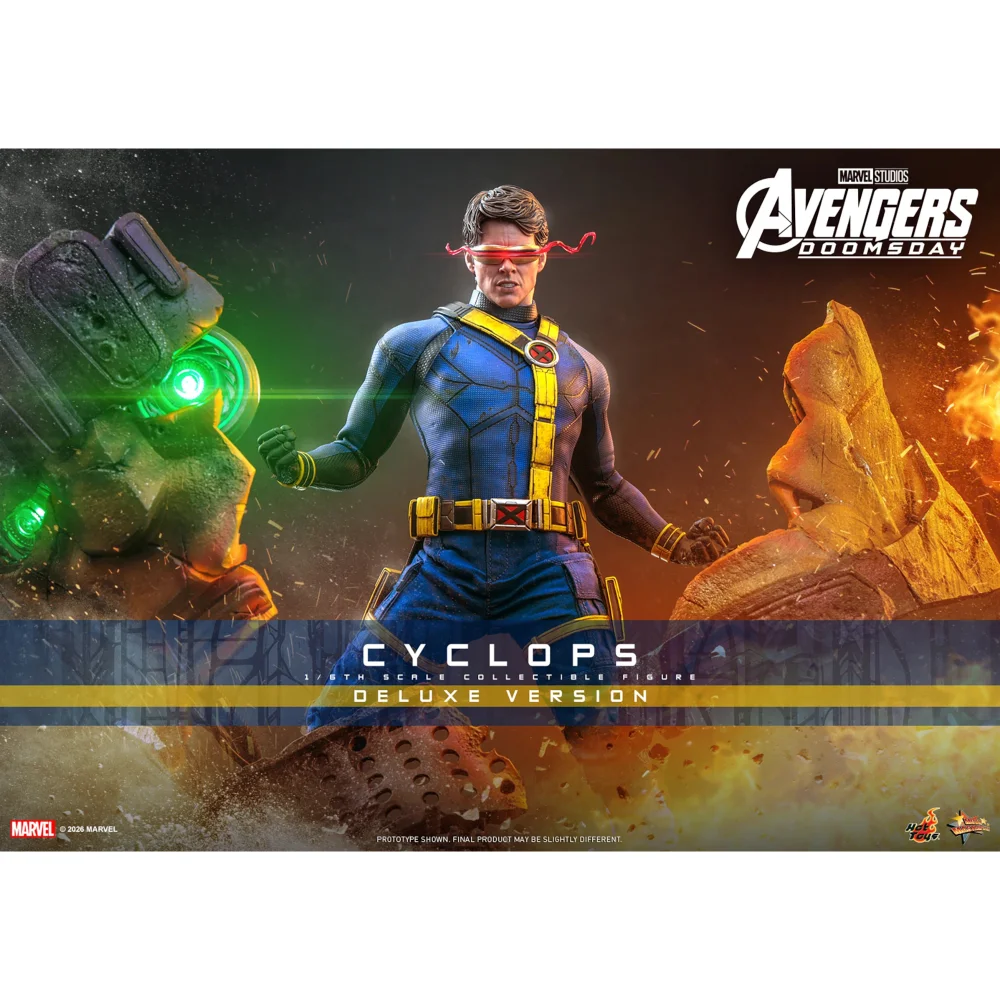 Hot Toys 1/6 Scale Avengers Doomsday Cyclops Deluxe Version Statue (31cm) Image 1