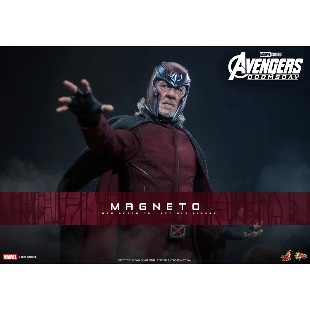 Hot Toys 1/6 Scale Avengers Doomsday Magneto Collectible Statue (30cm) Image 1
