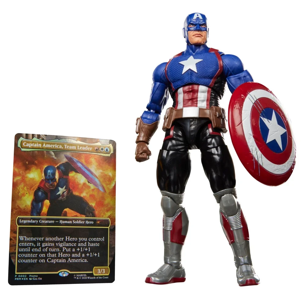 Marvel Legends Series Marvel Super Heroes Magic: The Gathering Captain America (Avengers: Twilight) Image 1