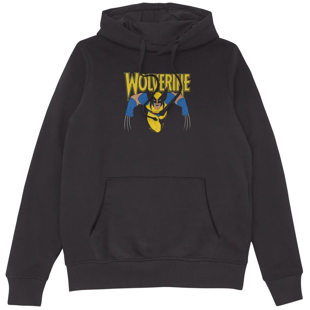 X-Men Wolverine Attack Hoodie Black - L Image 1