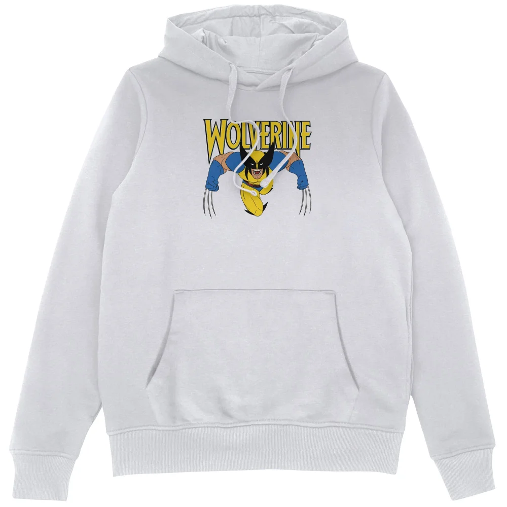 X-Men Wolverine Attack Hoodie White - XL Image 1