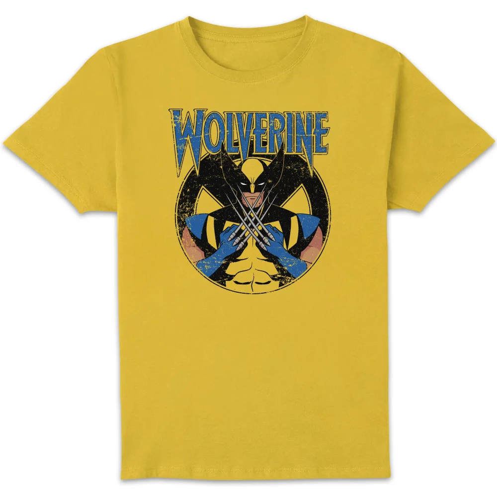 X-Men Wolverine Snikt T-Shirt Yellow - XL Image 1