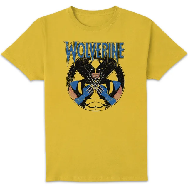 X-Men Wolverine Snikt T-Shirt Yellow
