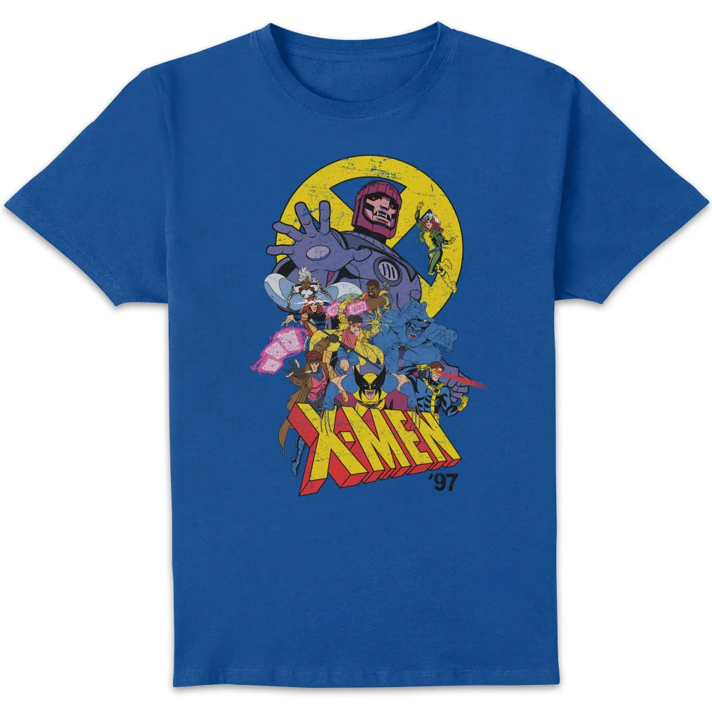 X-men Sentinel Attack T-Shirt Blue - M Image 1