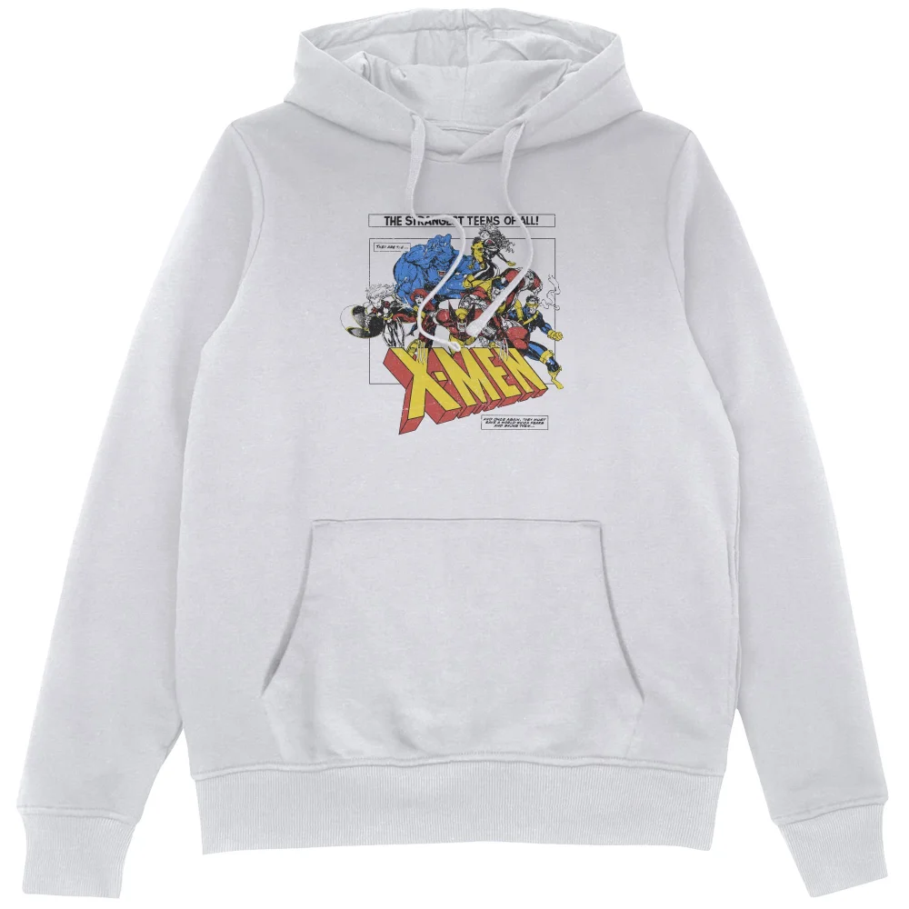 X-Men Retro Team Up Hoodie White - S Image 1