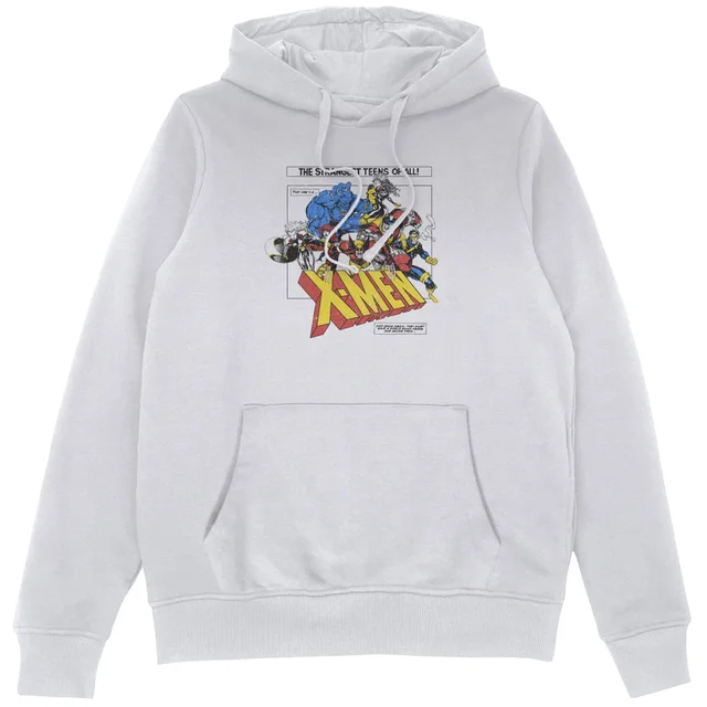 X-Men Retro Team Up Hoodie White