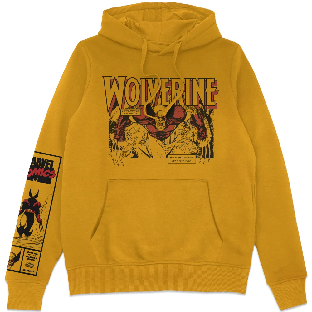 X-Men Weapon X Hoodie Mustard - XXL Image 1