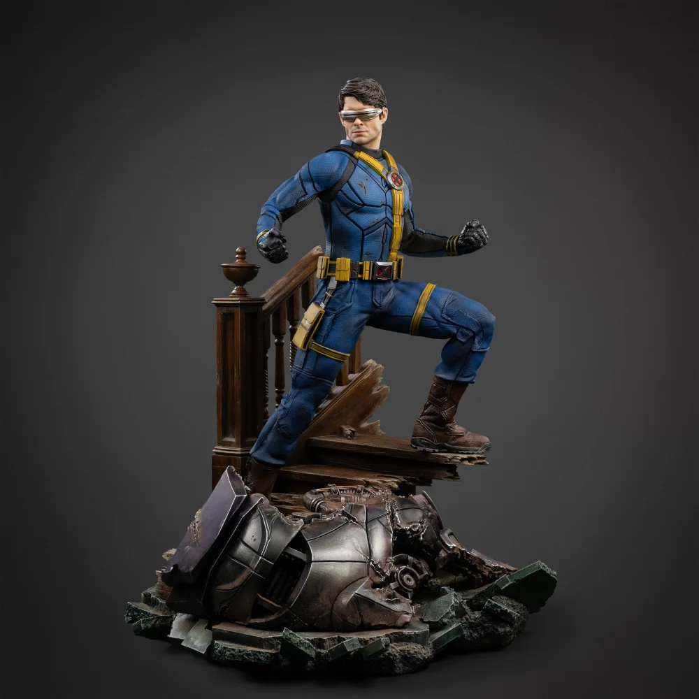 Iron Studios Avengers Doomsday Cyclops Deluxe Version Legacy Replica 1/4 Scale Statue Image 1