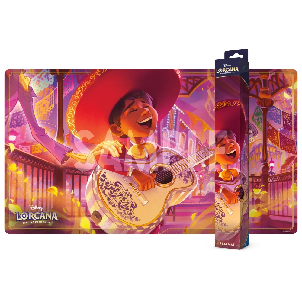 Disney Lorcana Trading Card Game Hyperia City Miguel Playmat Image 1