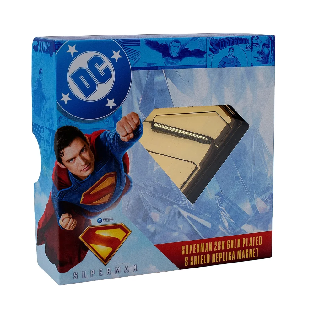 Superman: Gold Shield Replica Fridge Magnet Image 1