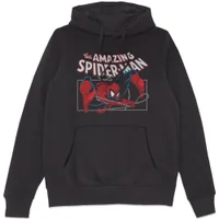 Marvel Comics x Zavvi Exclusive Spiderman Great Power Premium Heavyweight Hoodie - Black - undefined undefined