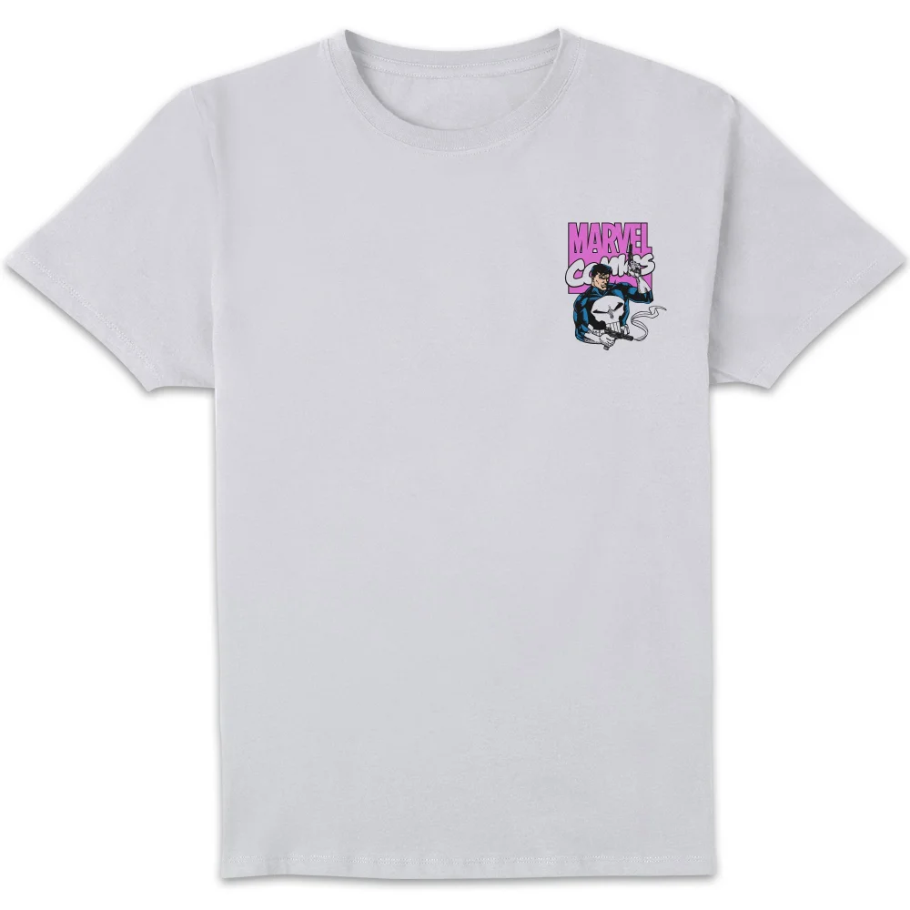 Marvel Comics The Punisher Punishment T-Shirt White - M Image 1
