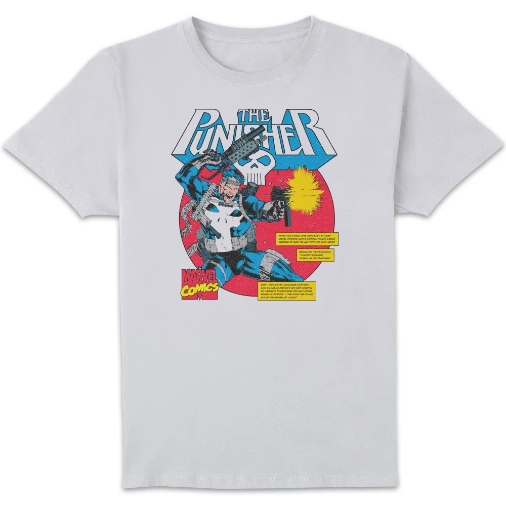 Marvel Comics The Punisher Bullets Of Justice T-Shirt White - S Image 1