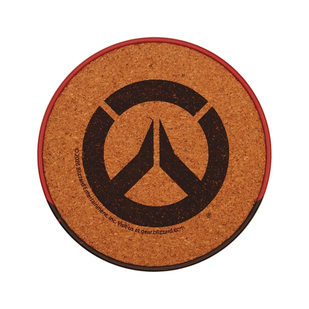 Overwatch - Set of Four Printed Metal Coasters Image 1