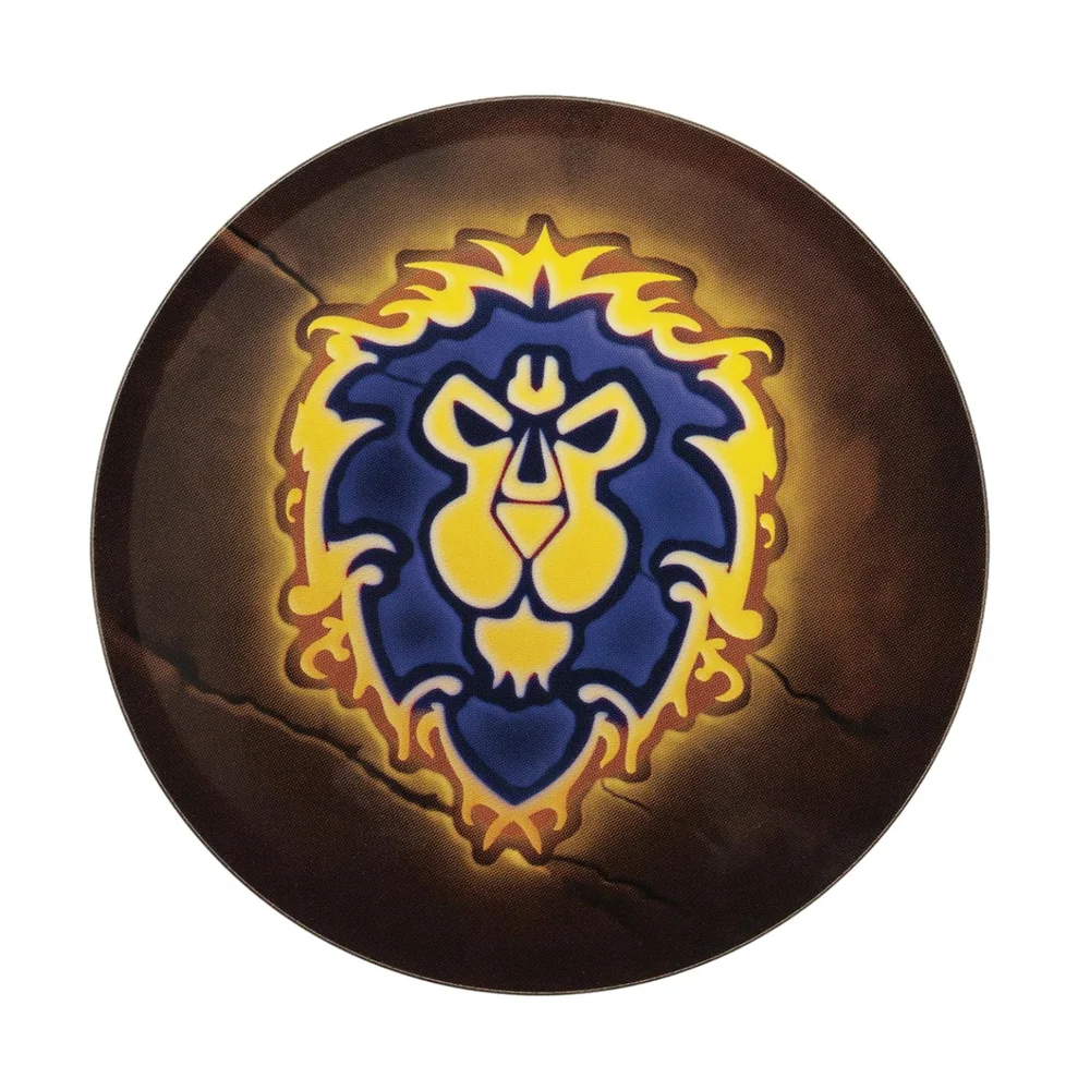 World of Warcraft - Set of Four Printed Metal Coasters Image 1