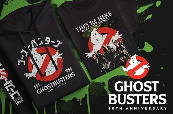 GHOSTBUSTERS 40TH ANNIVERSARY CLOTHING COLLECTION