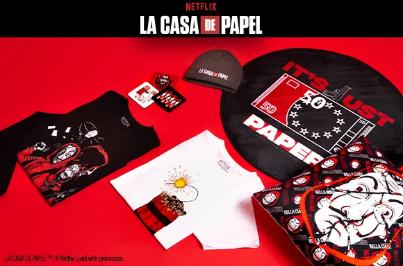 PLUS DE VÊTEMENTS LA CASA DE PAPEL