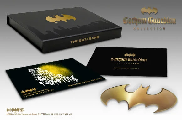 BATARANG DORÉ BATMAN - ÉDITION LIMITÉE