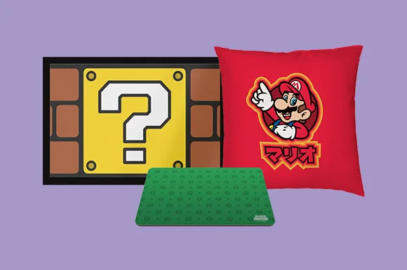 ACCESSOIRES POUR LA MAISON SUPER MARIO