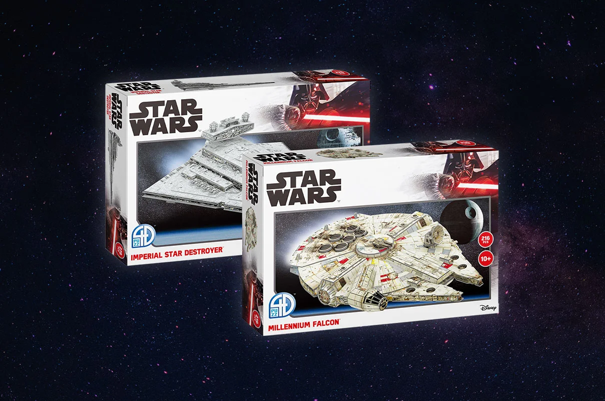 Puzzle et répliques STAR WARS 3D