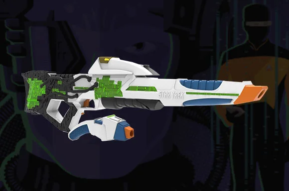 Blasters Hasbro Nerf LMTD Star Trek Starfleet Type 2 et Type 3