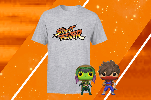 Lot Streetfighter T-Shirt & Funko Pop
