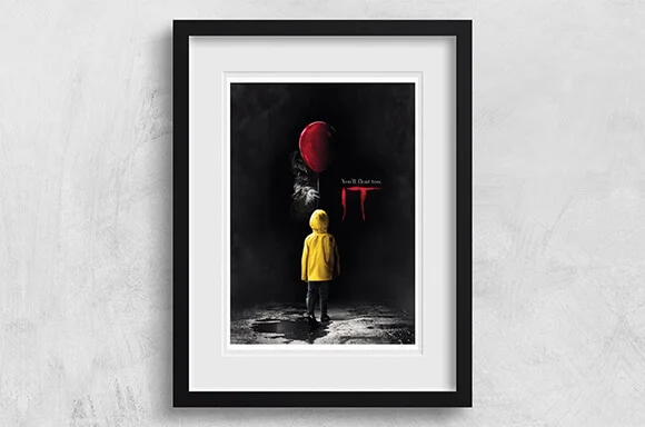 POSTER FINE ART: ÇA - "TU FLOTTERAS AUSSI" !