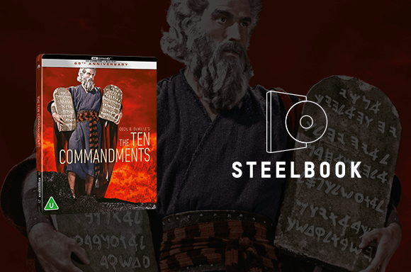 25% OFF TEN COMMANDMENTS STEELBOOK