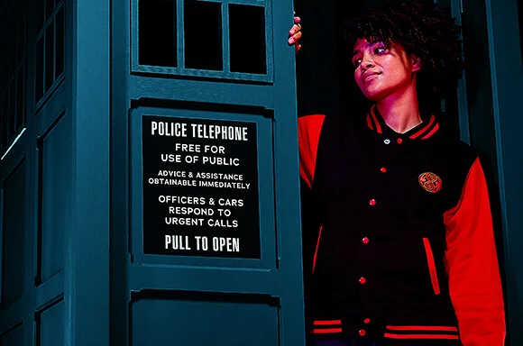 Veste Teddy Unisexe Doctor Who Gallifreyan