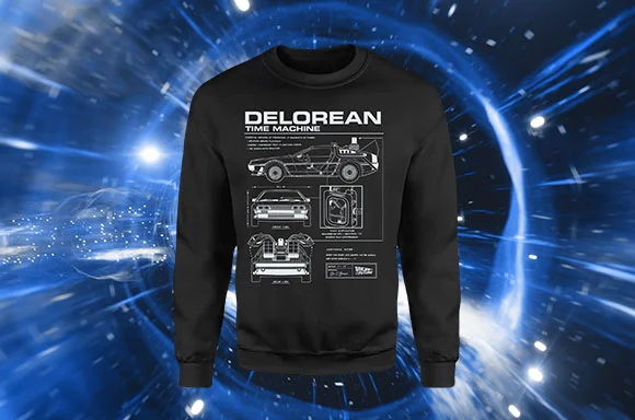 SWEATSHIRTS <BR> RETOUR VERS LE FUTUR