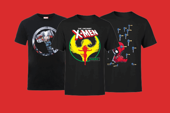 3 T-shirts Marvel pour 27€