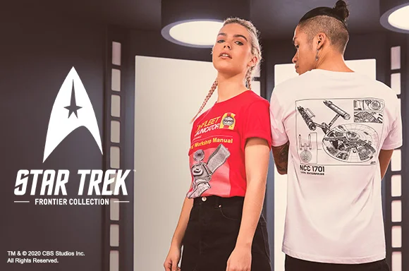 30% de réduction sur les vêtements STAR TREK