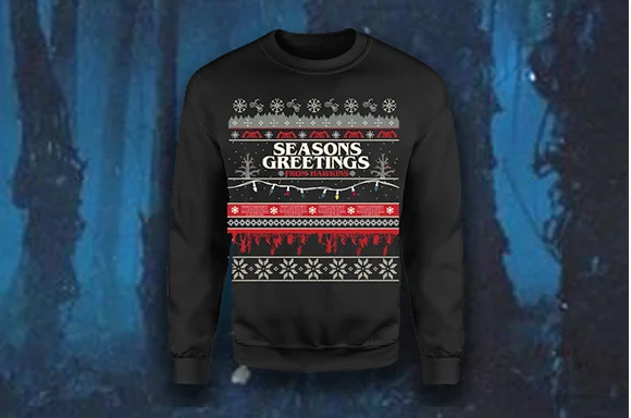PULL DE NOËL STRANGER THINGS