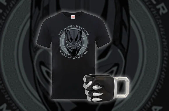 T-Shirt & Mug Black Panther !