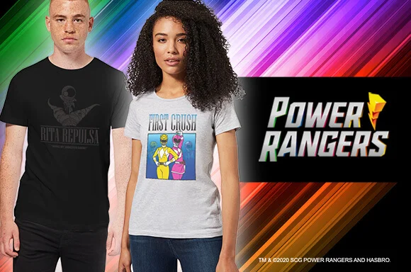 30% DE RÉDUCTION SUR LES VÊTEMENTS POWER RANGERS