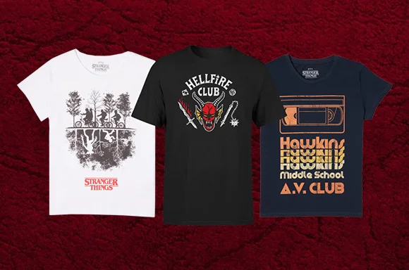 T-SHIRTS STRANGER THINGS