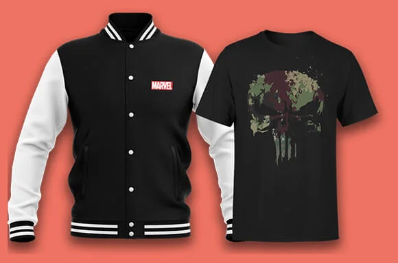 VESTE TEDDY & T-SHIRT