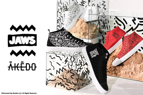 Akedo x Les Dents de la Mer Deep Sea Doodle<BR>Chassures Adulte Coupe Haute