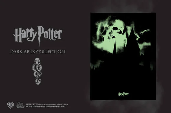 HARRY POTTER DARK ARTS<BR> SÉRIGRAPHIE PHOSPHORESCENTE