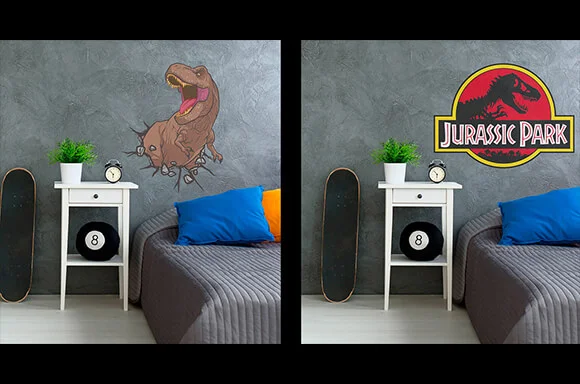 STICKERS MURAUX JURASSIC PARK