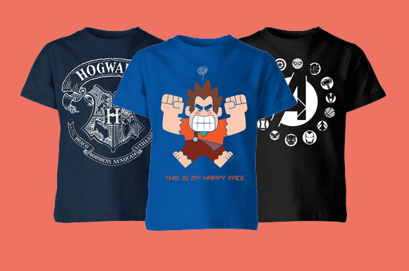 T-SHIRTS POUR ENFANTS : DEUX POUR LE PRIX D'UN