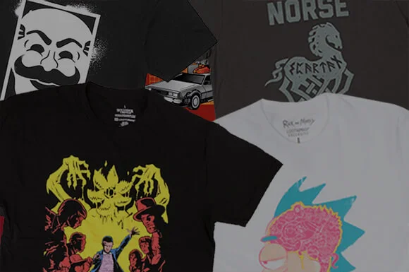 10 T-SHIRTS GEEK MYSTÈRES <br> POUR 34,99€ SEULEMENT