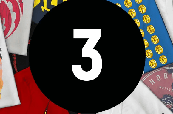 Lot de 3 t-shirts mystère + 3 paires de chaussettes