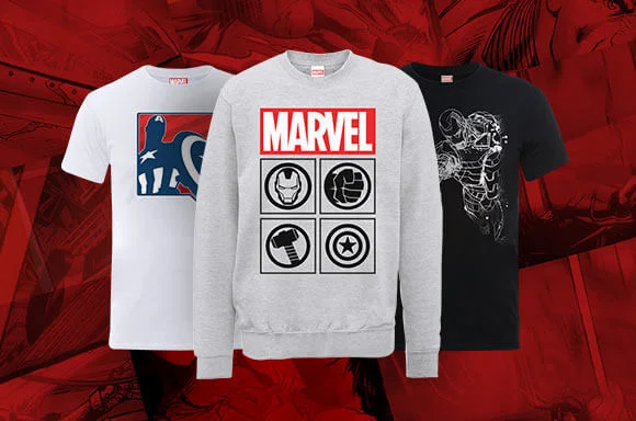 VÊTEMENTS OFFICIELS MARVEL