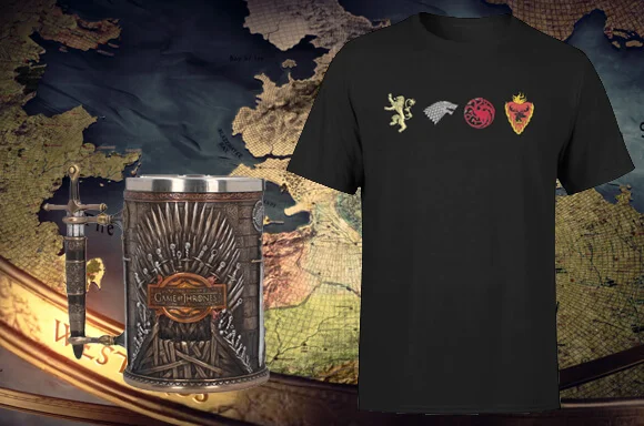 T-SHIRT + CHOPE DE BIÈRE <BR>GAME OF THRONES